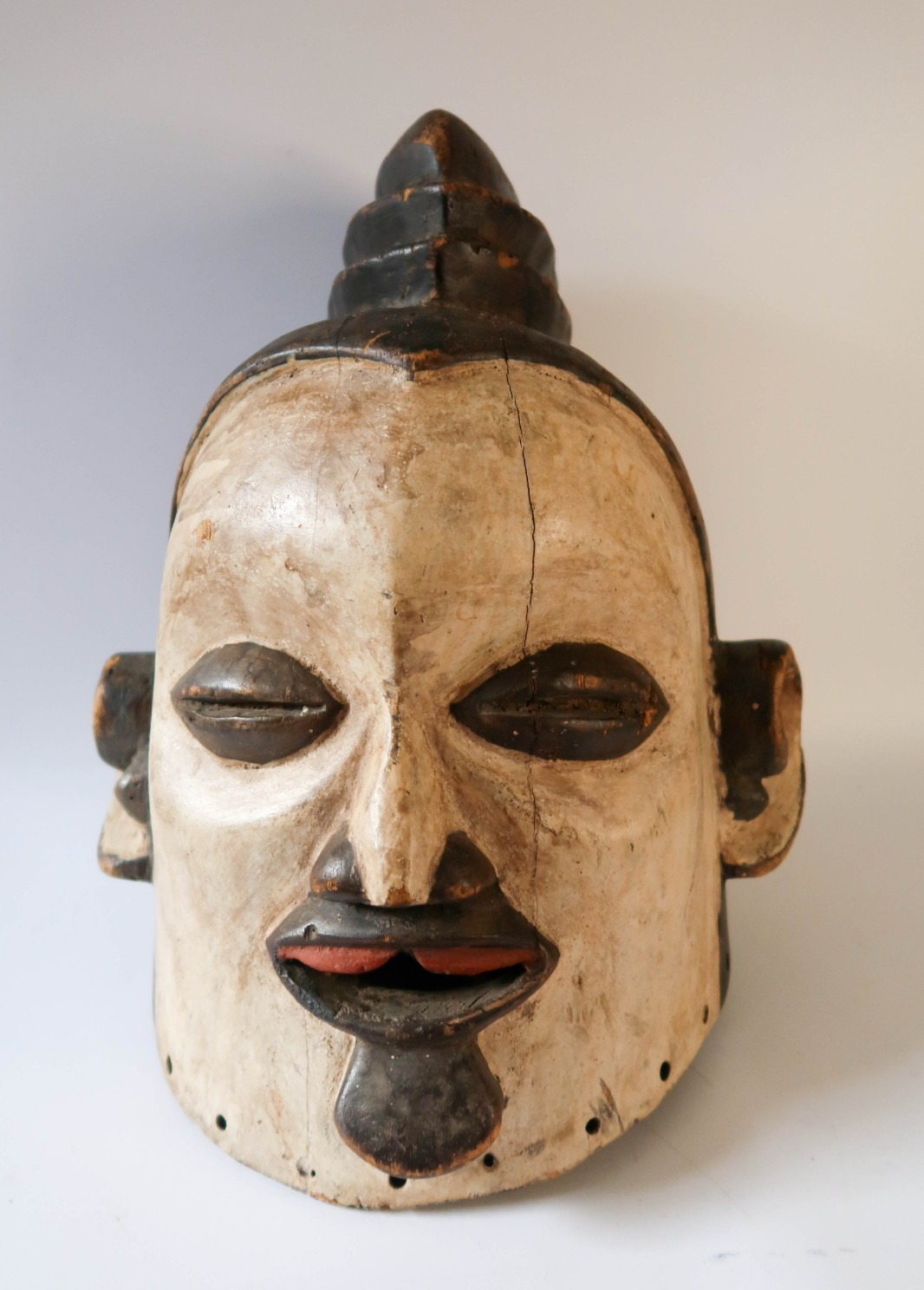 Very OLD Ogoni People Elu Mask Nigeria – African Tribal – Hand Carved Wood ART