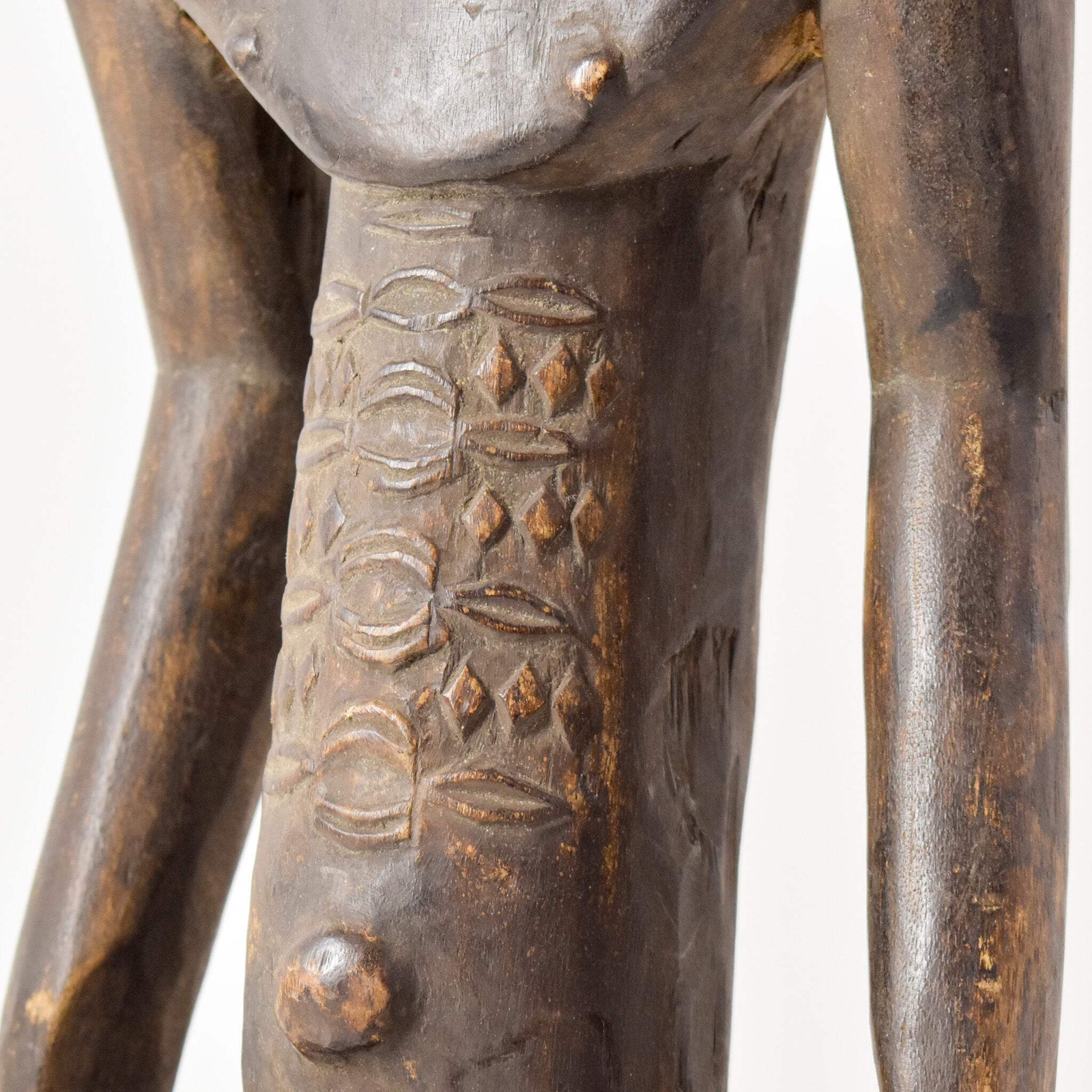 Pende Seated Male Figure Congo