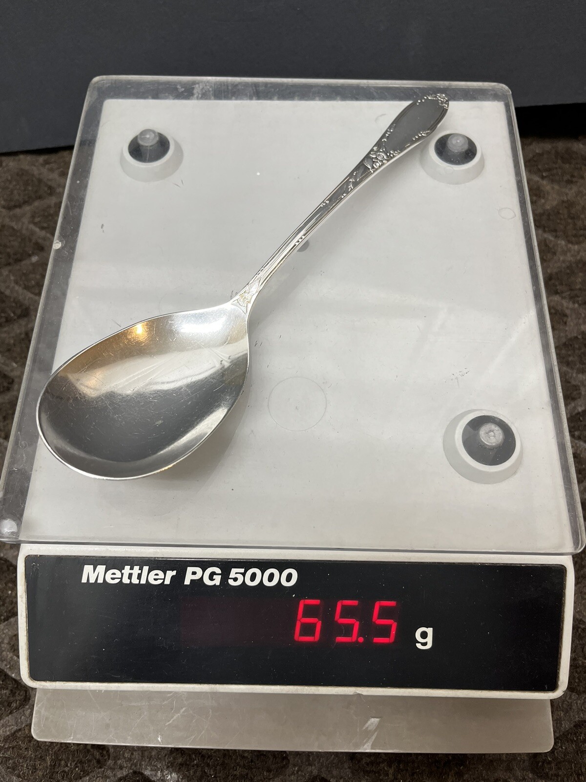 Oneida Sterling Silver Serving Spoon Virginian Pattern 65.5 Grams No monogram