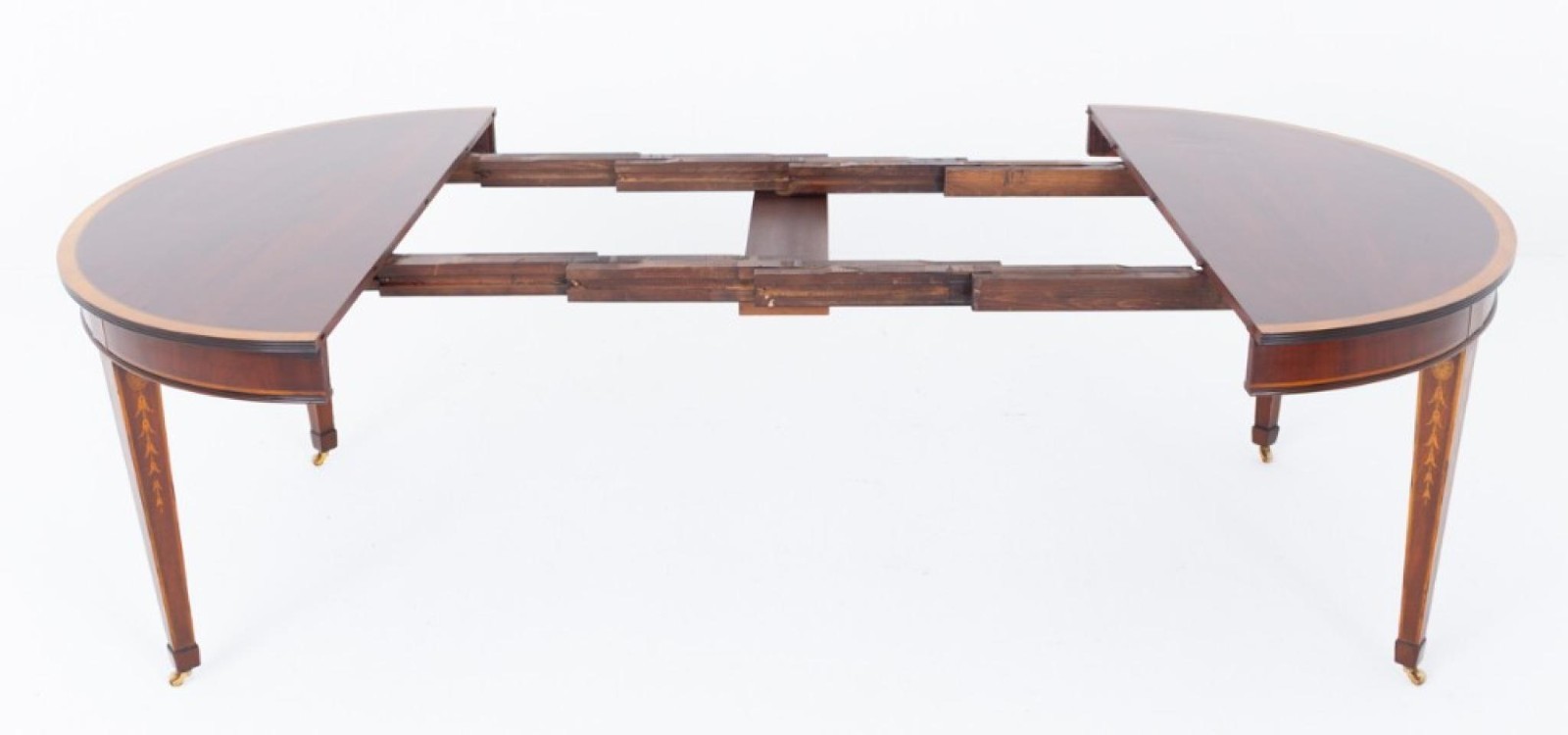 Sheraton Dining Table Mahogany Extending 12 Seater 1880