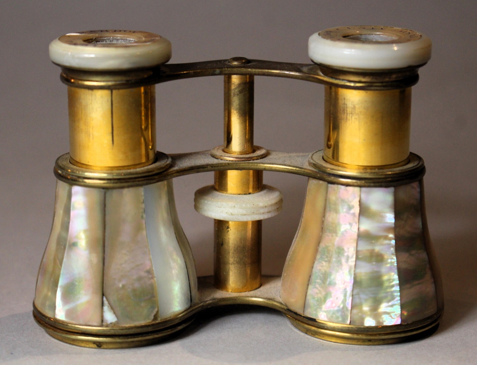 Antique Fine French Mother of Pearl Opera Glasses by BARDOU of Paris c. 1910