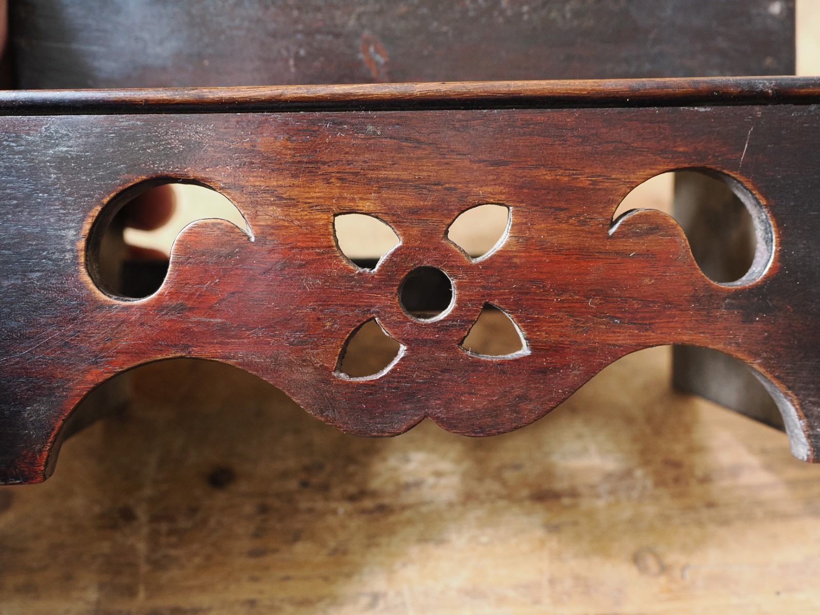 A Very Rare Tiny Welsh Spoon Rack Treen (Spoons NOT included)