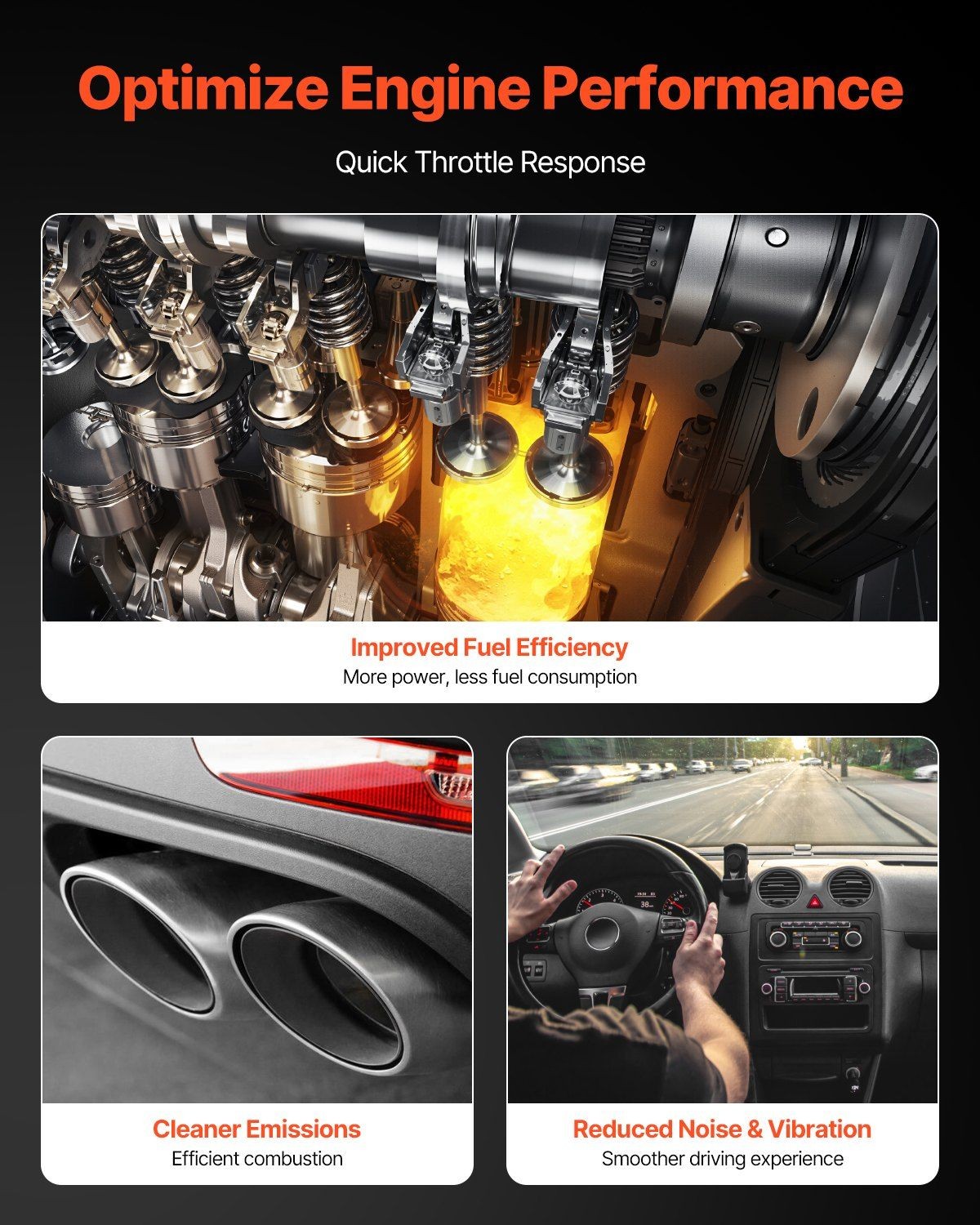 Quartet Ignition Solution: 4 Coils and Iridium Plugs for Enhanced Combustion