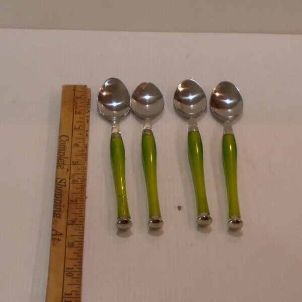 gibson mcm art deco flatware silverware utensils colorful mixed Lot Of 72