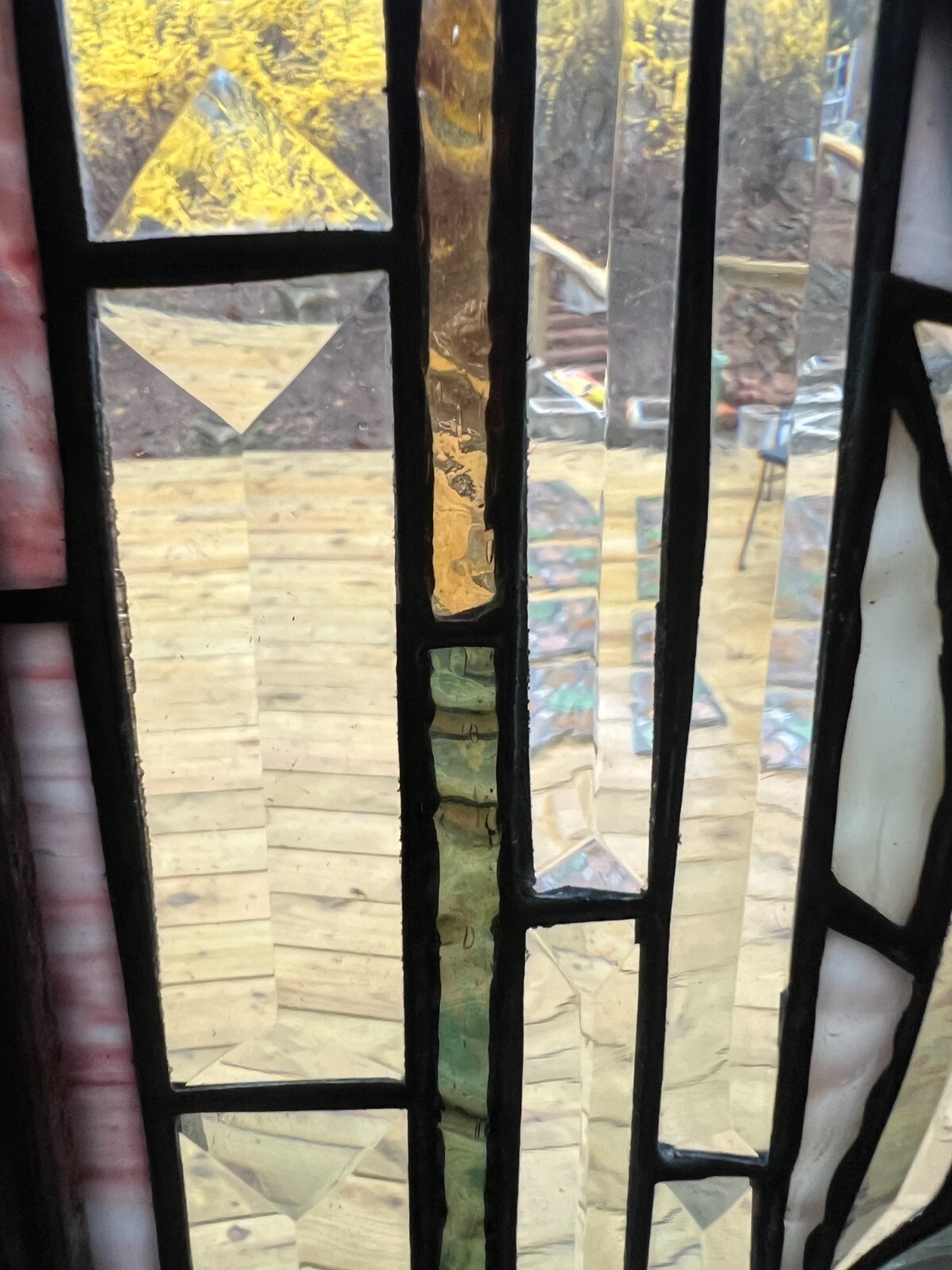 exquisite beveled window