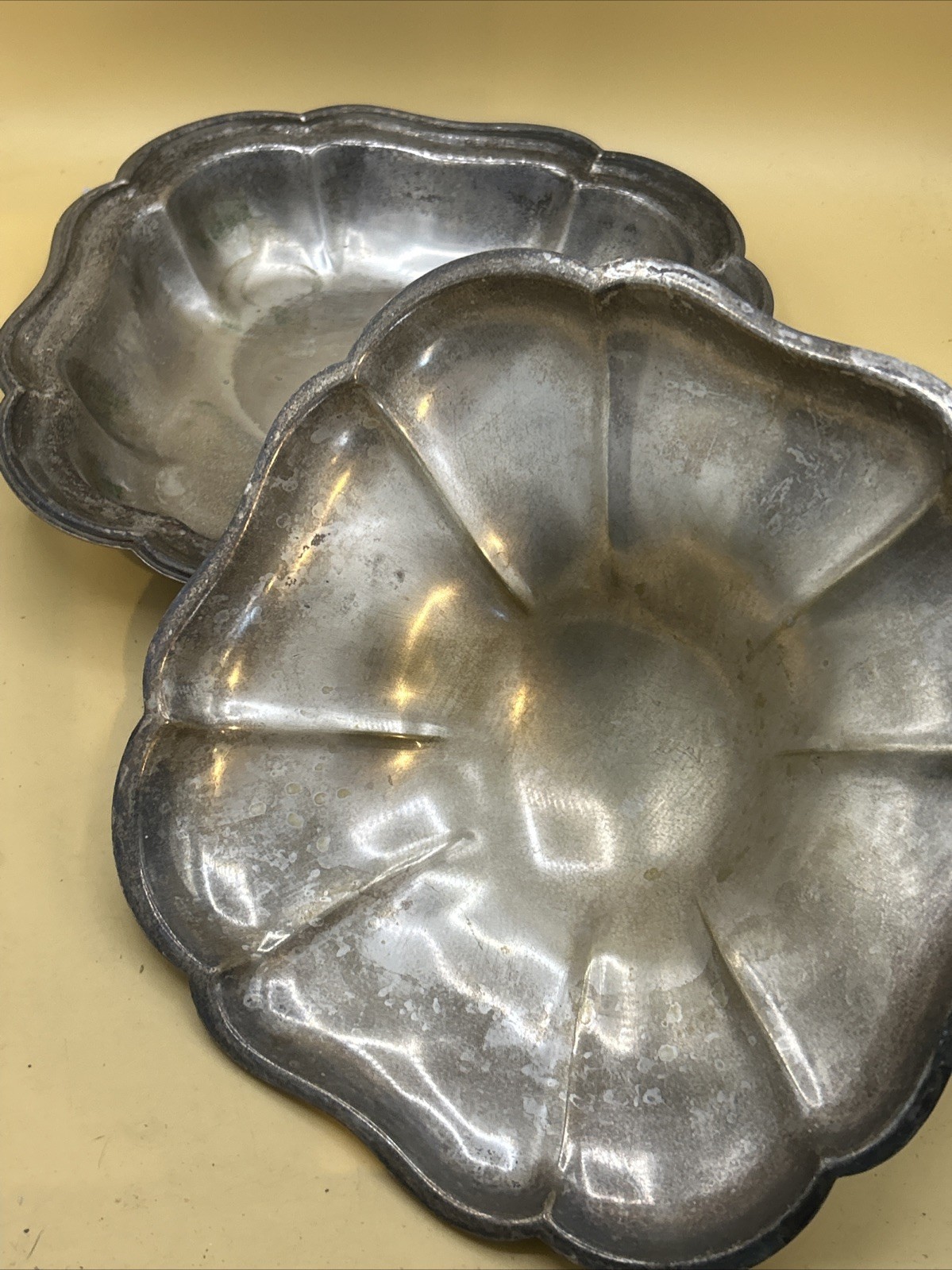 10.5 X 6” Unpolished Silver plate Covered Serving Dish
