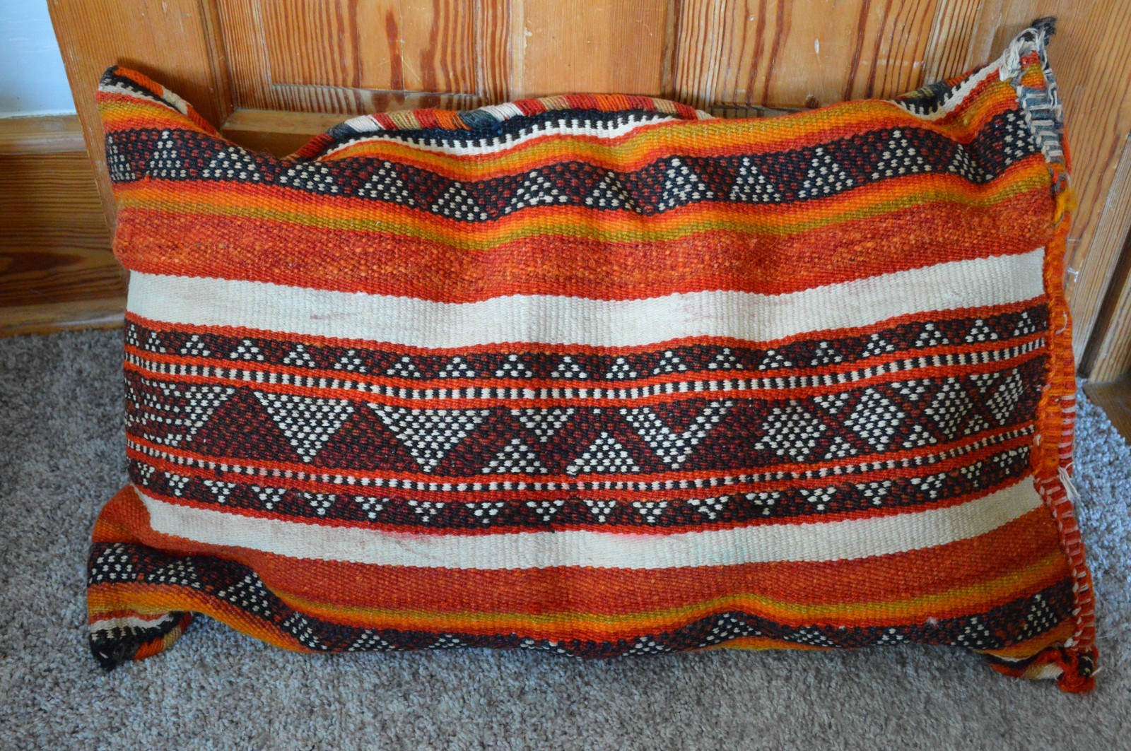 Authentic Kuwaiti Bedouin Weaving Cushion Hand Made on Loom