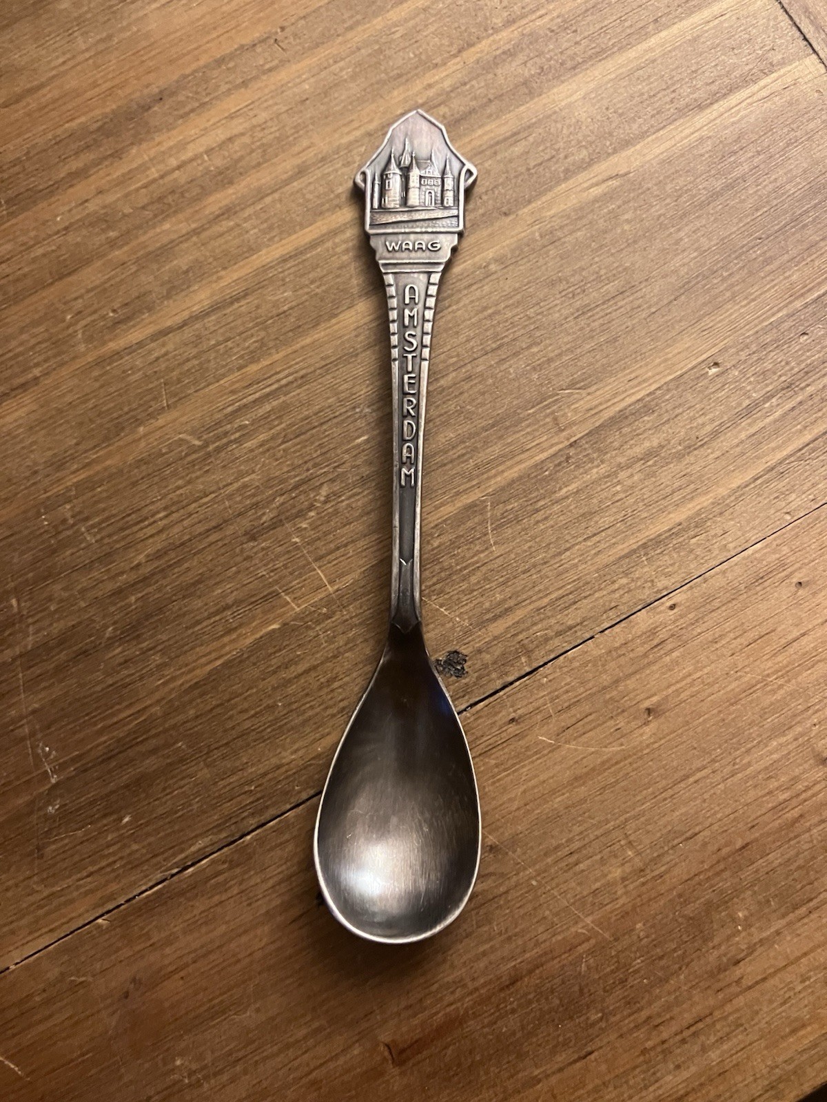 Amsterdam Souvenir Spoon Vintage Collectible Waag Building Sola 100