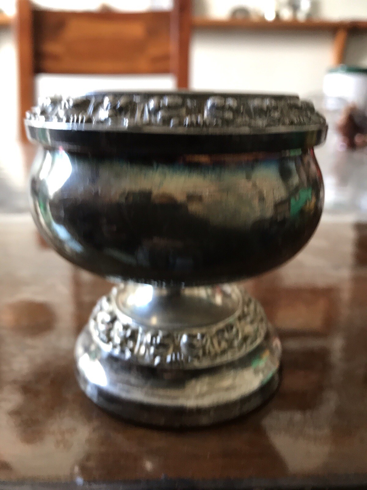 Vintage Yeoman Plate Silver Plated Rose Flowers Bowl Vase