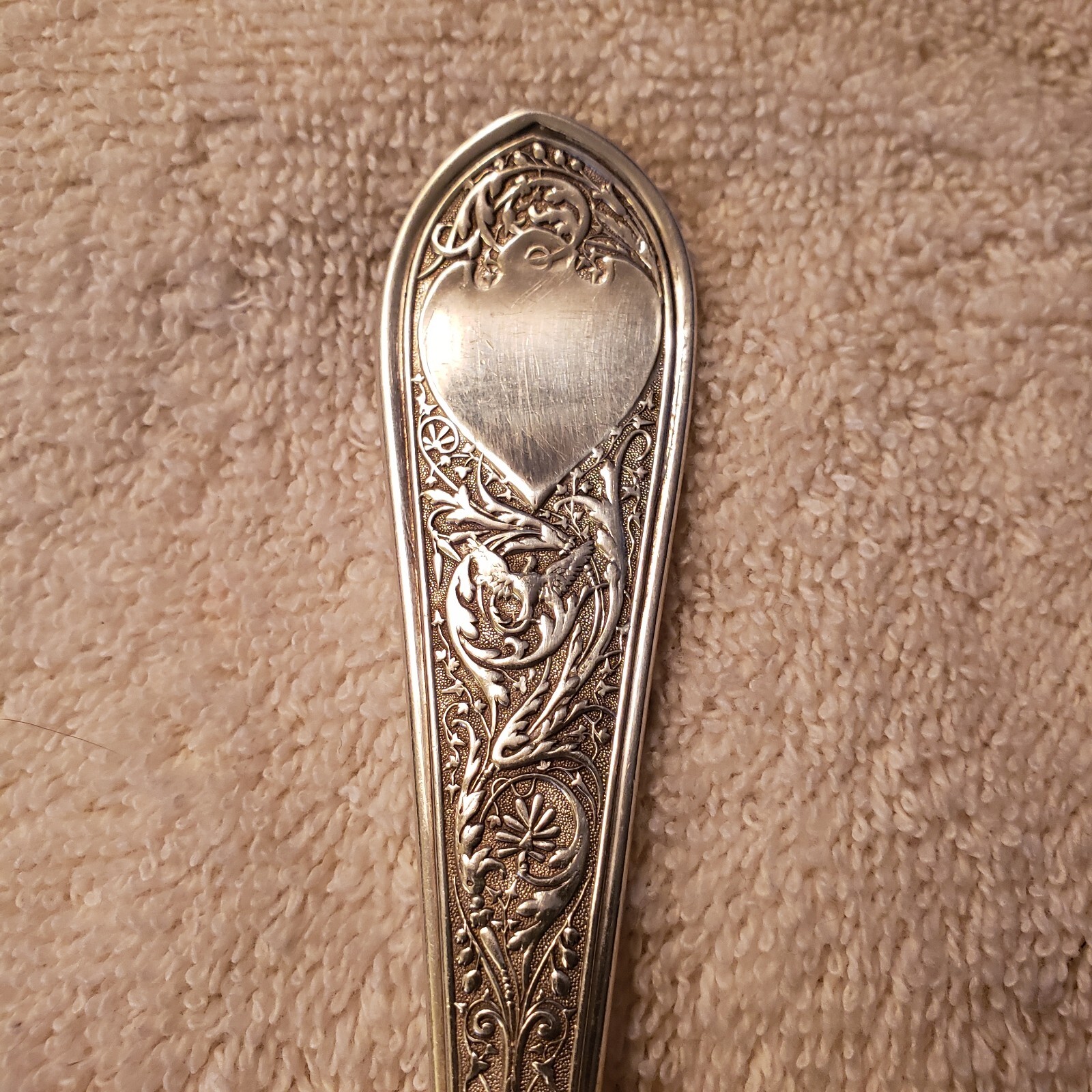 RAPHAEL by GORHAM sterling silver PASTA MACARONI SERVER 11″ GW Blade No Monogram