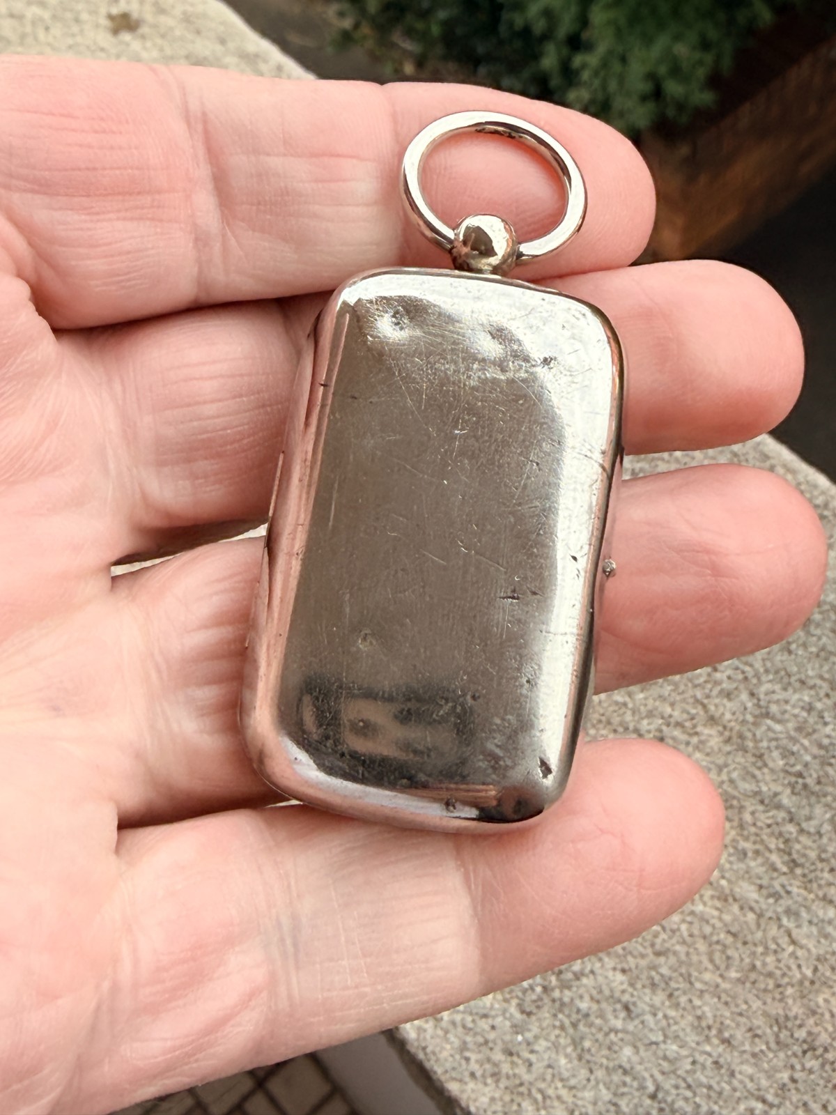 Vintage Silver Plated Double Sovereign Holder