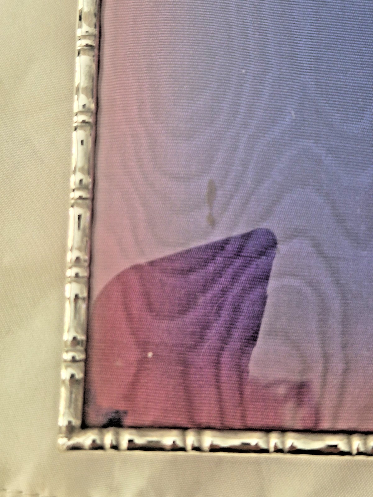 A E Jones Solid Silver Mounted 10 x 8″ Easel Back Picture Frame, Birmingham 1972