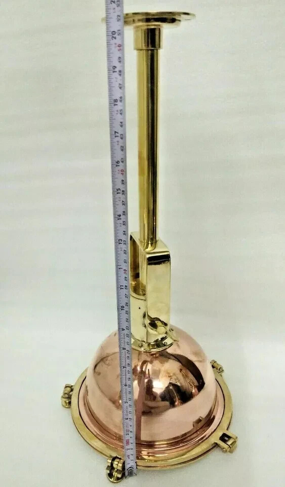 NAUTICAL VINTAGE CEILING SHIP CARGO PENDANT HANGING SPOT LIGHT COPPER&BRASS 1 PS