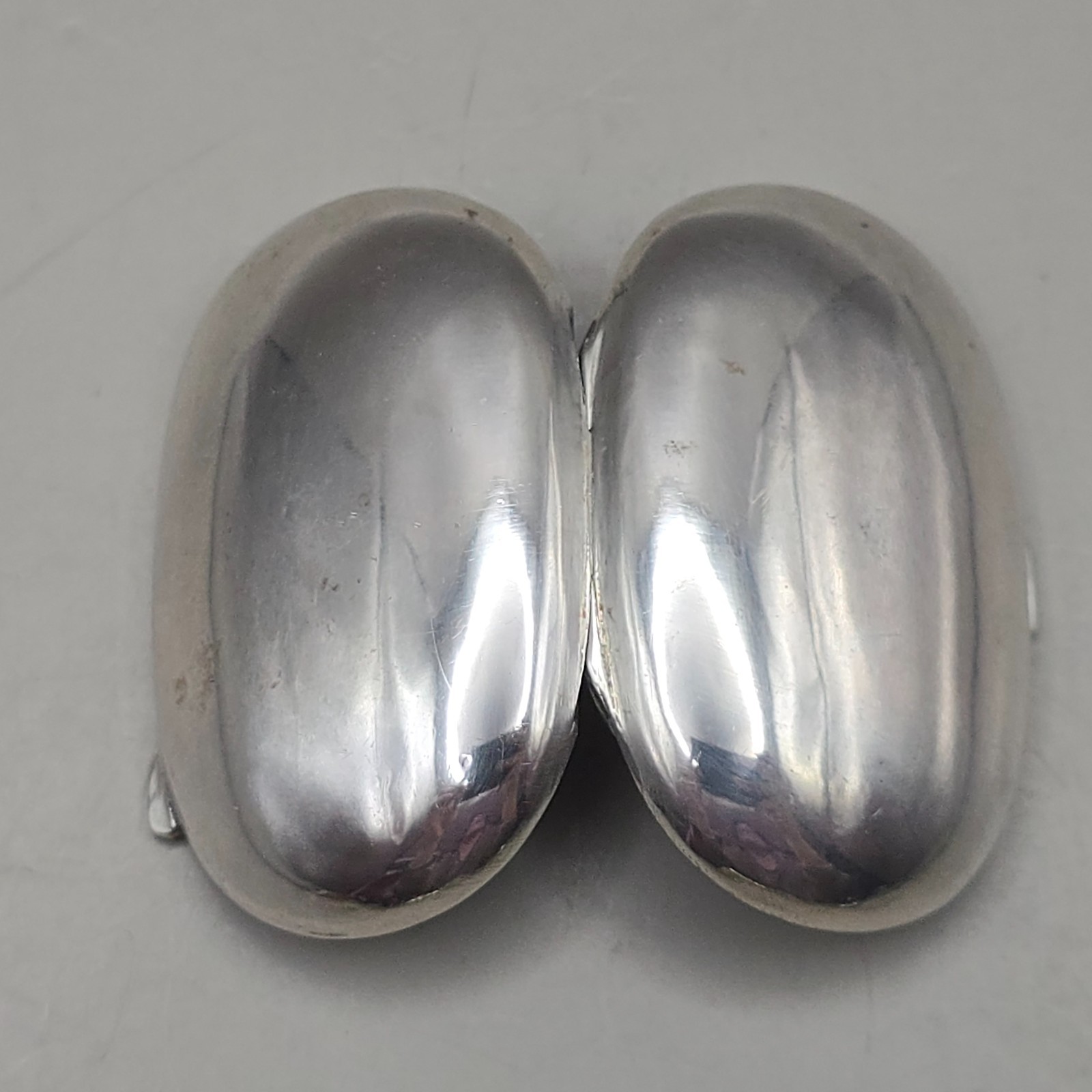 Antique 800 Silver Pill Box Snuff Box