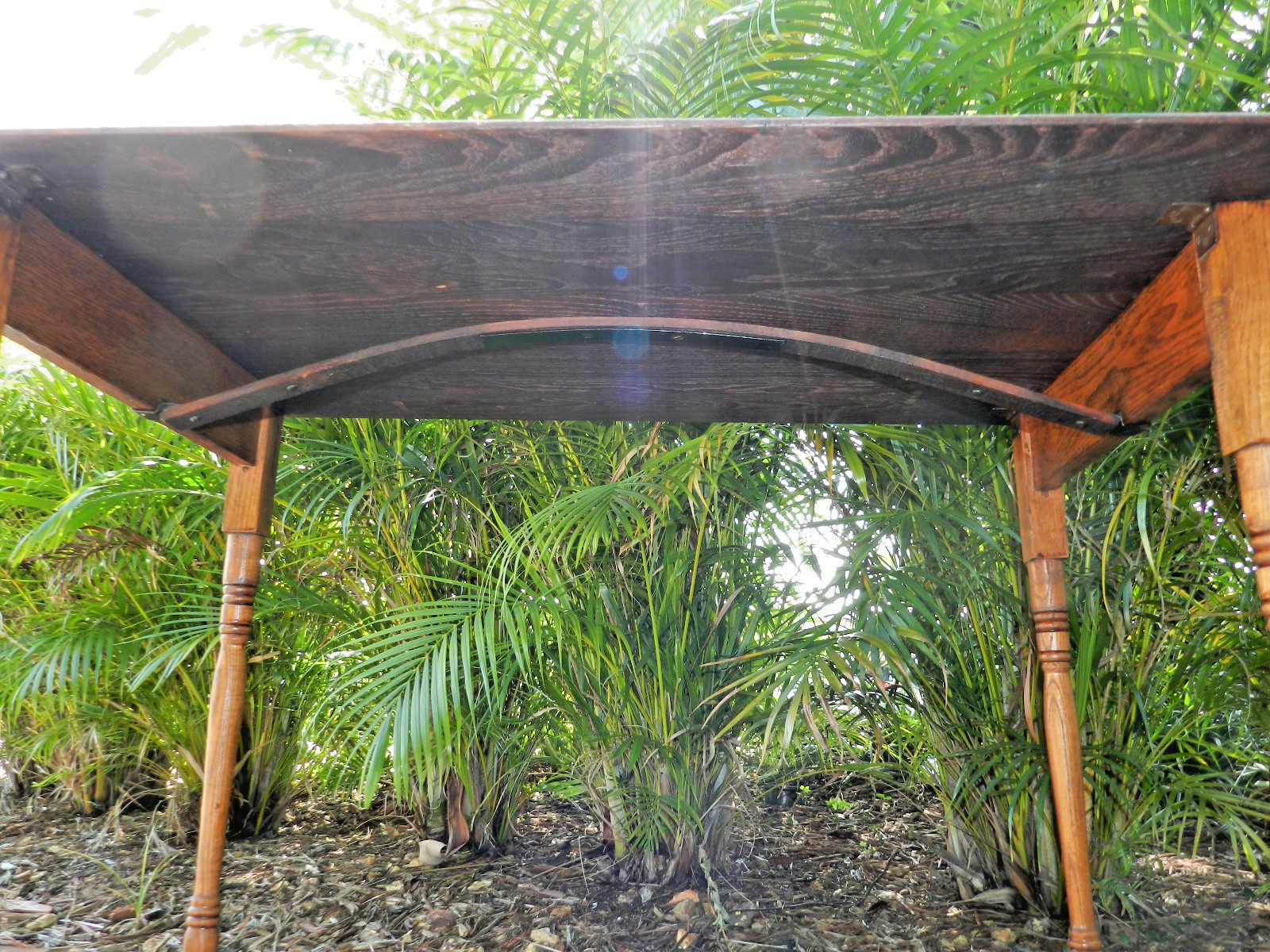 Antique Vintage Wood Folding Table