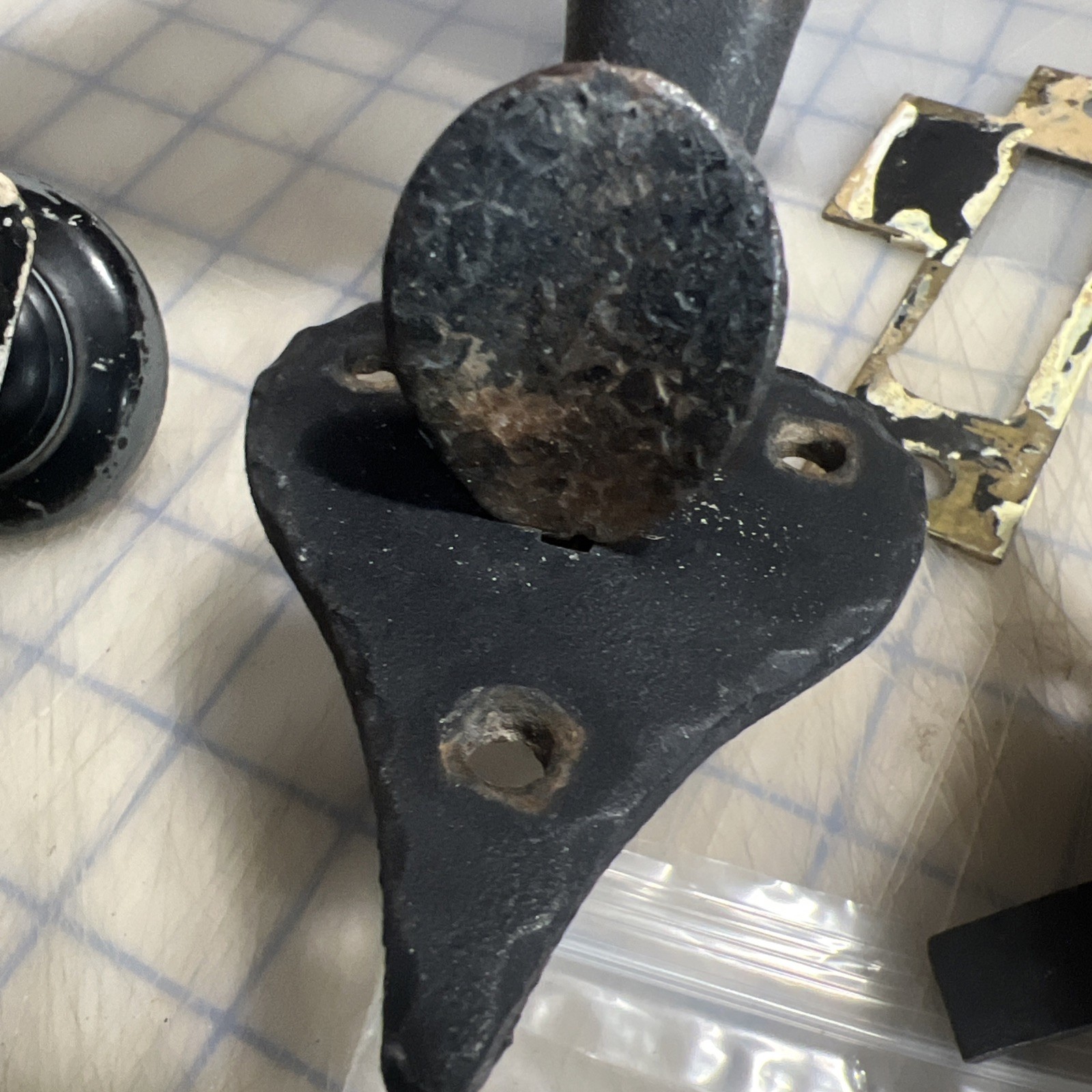 2 Antique Vintage Entry Mortise E-Z Lock Door Assembly With McKinney Lock No Key