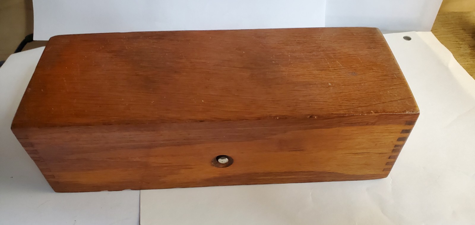 Wheeler & Wilson treadle sewing machine attachments box (Loc R55BX s6)