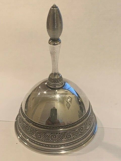 Gorham MFG Co.Anchor Mark 039 Silverplate Antique Diner Bell .-D743