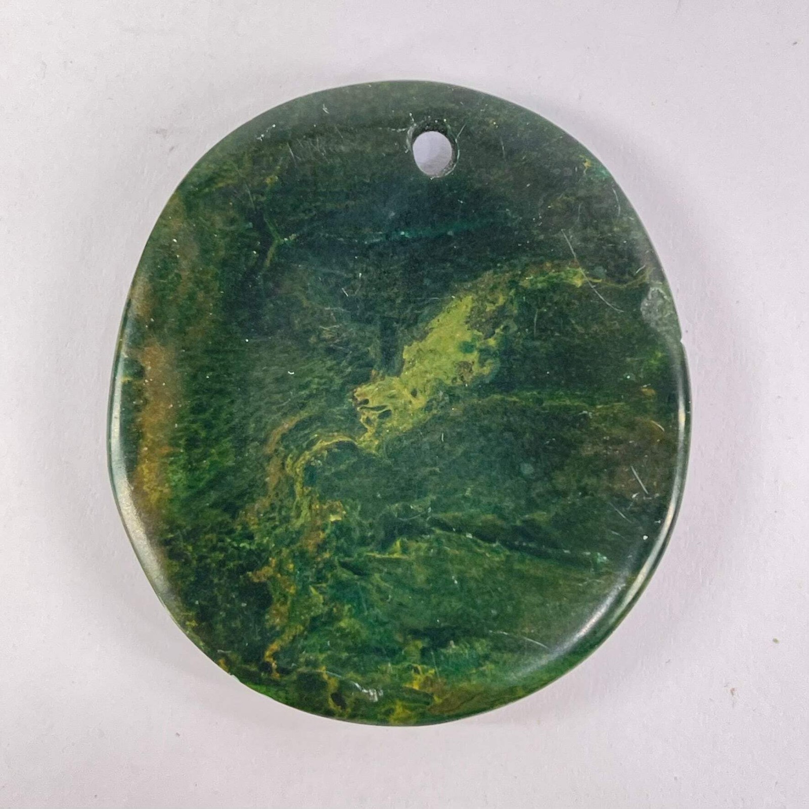 Verdite Spiral Pendant Zimbabwe Mzimba Collection