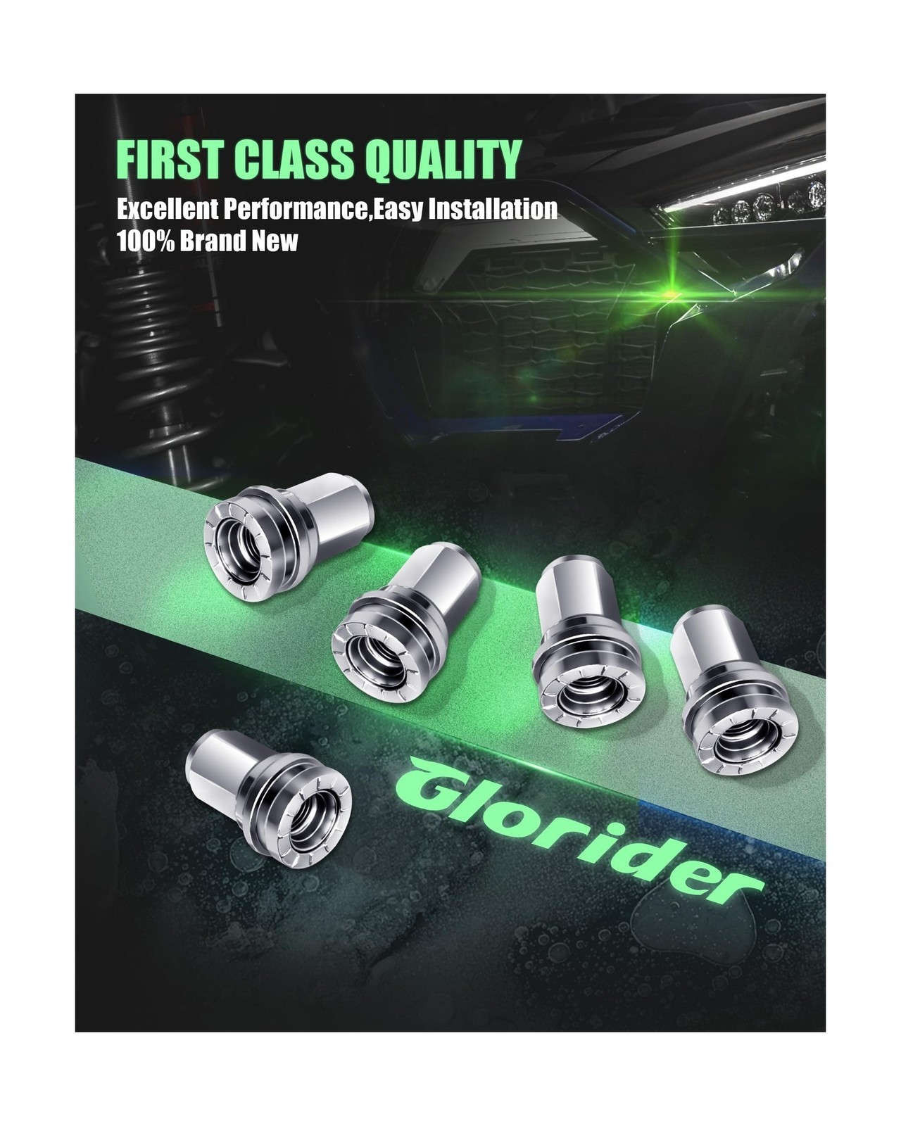 Lug Nuts Replacement- 32 Count, Alloy Steel,14 Millimeters, Fit FOR Ford F350