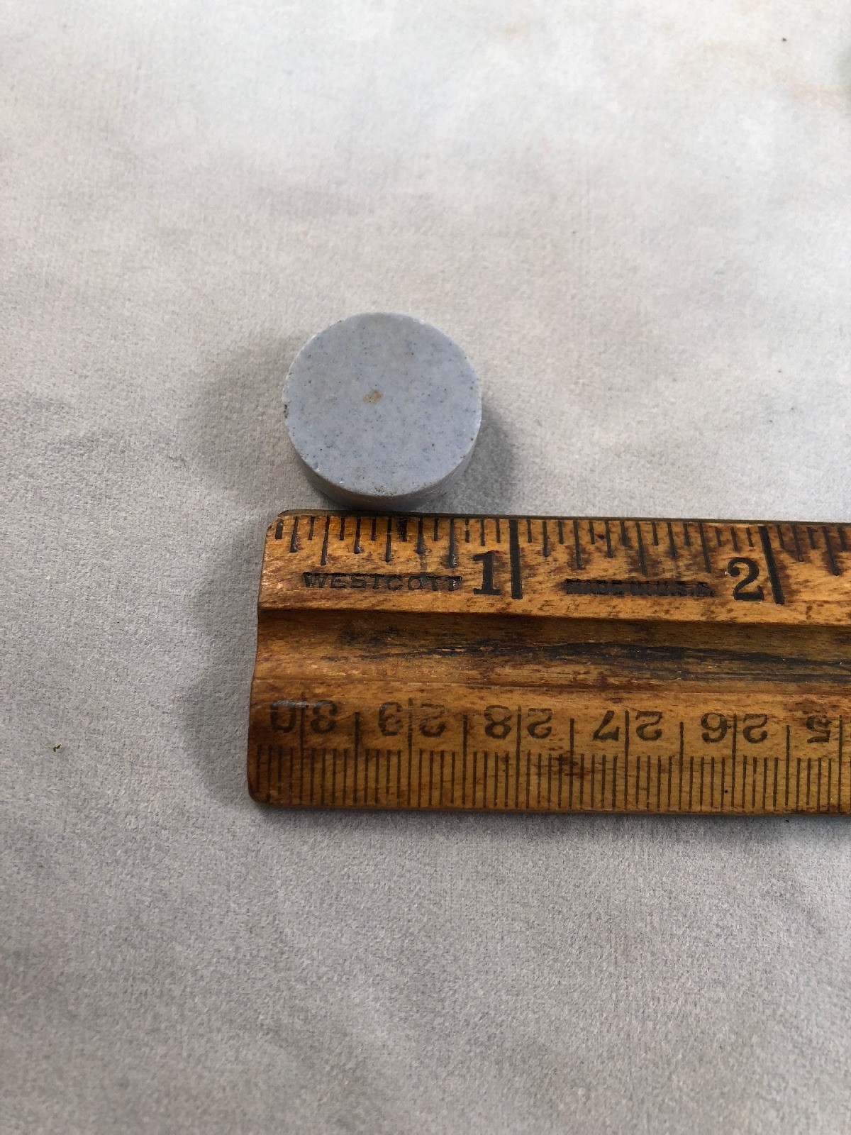 10 Round Encaustic Tile A.E. Tile Company Light Blue 7/8″ Antique Circle Tiles