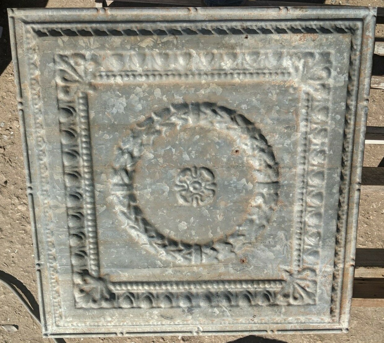 Antique Pressed Tin Ceiling (1 piece)*Free Shipping* As Seen On Fixer Upper