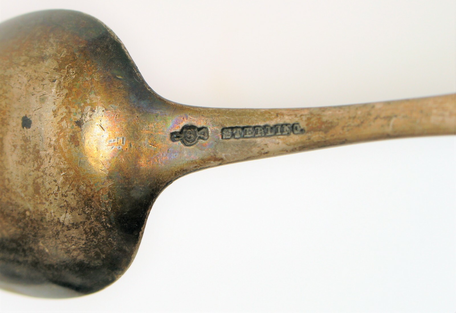 1891 FRANK W SMITH STERLING SILVER BEAUTIFUL ENGRAVED SPOON TEA 36G !!