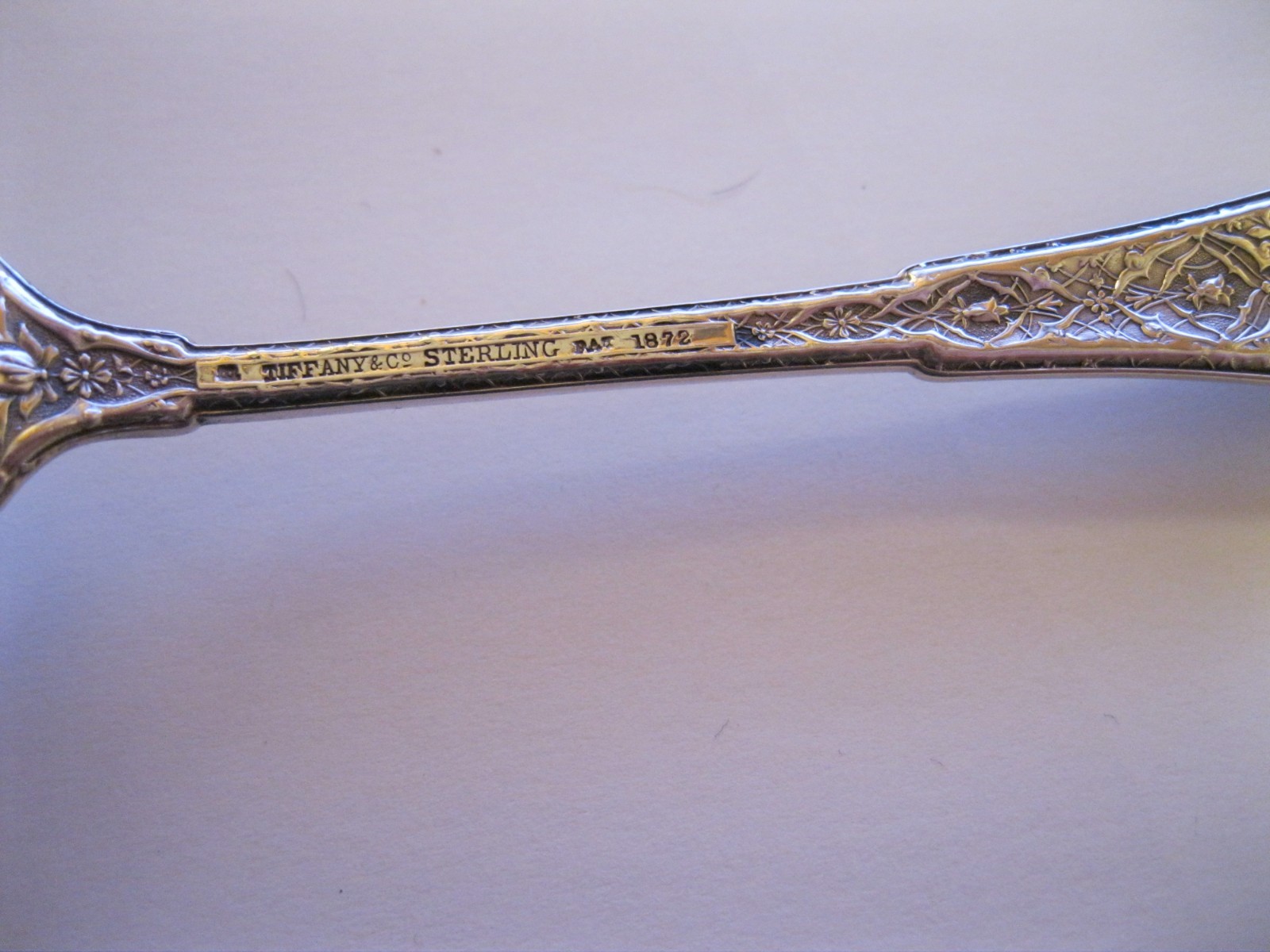 TIFFANY & CO. STERLING 1872 “PERSIAN PATTERN” TEASPOON! 6″ EXCELLENT CONDITION!