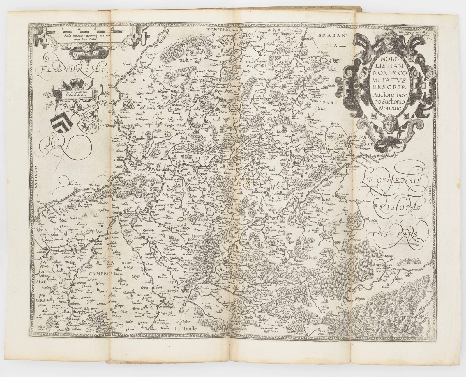 c. 1600 Unique Ortelius & Hogenberg Atlas Factice / Composite Atlas