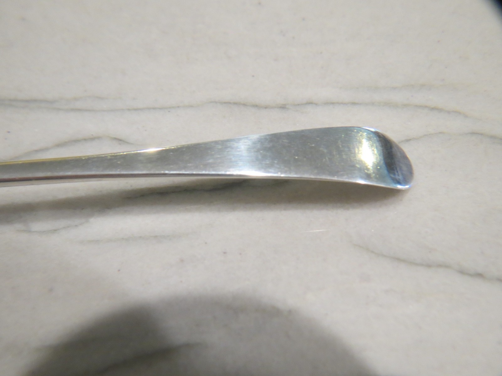Hester Bateman Sterling Silver Dessert Soup Spoons 1787 No Mono