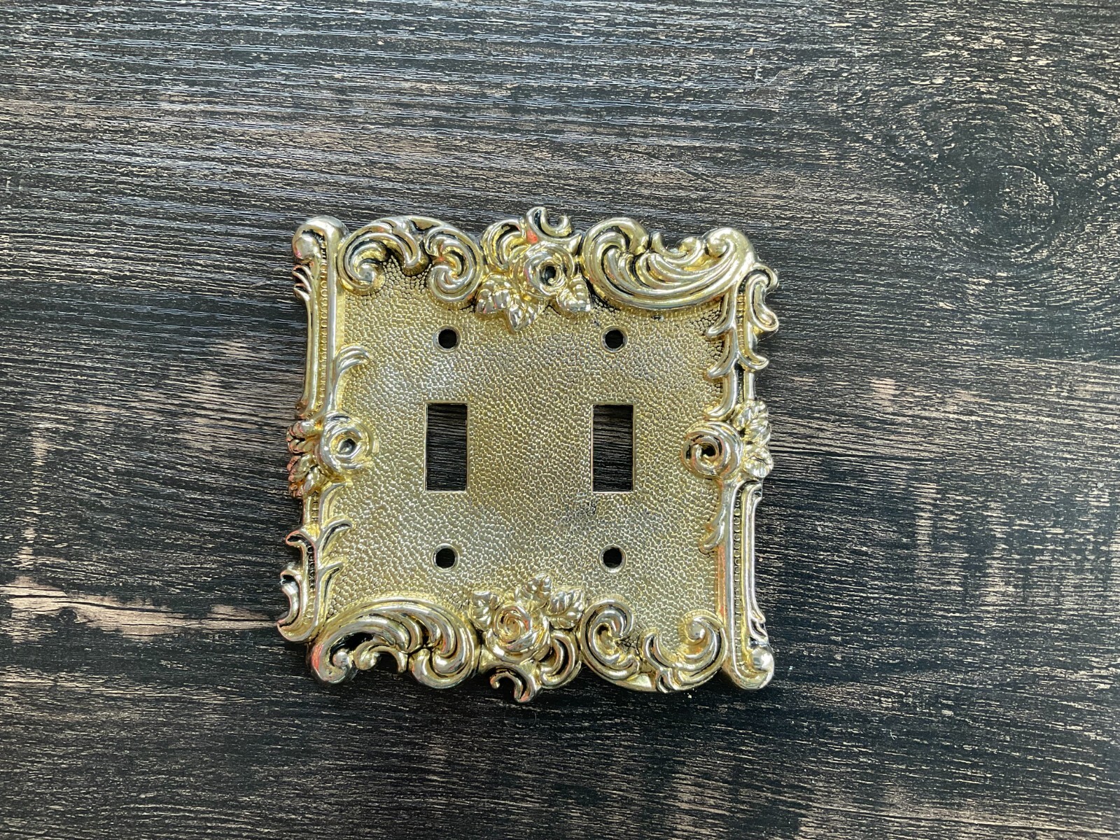Vintage 1967 American Tack & Hardware Co. Double Toggle Switch Plate Cover