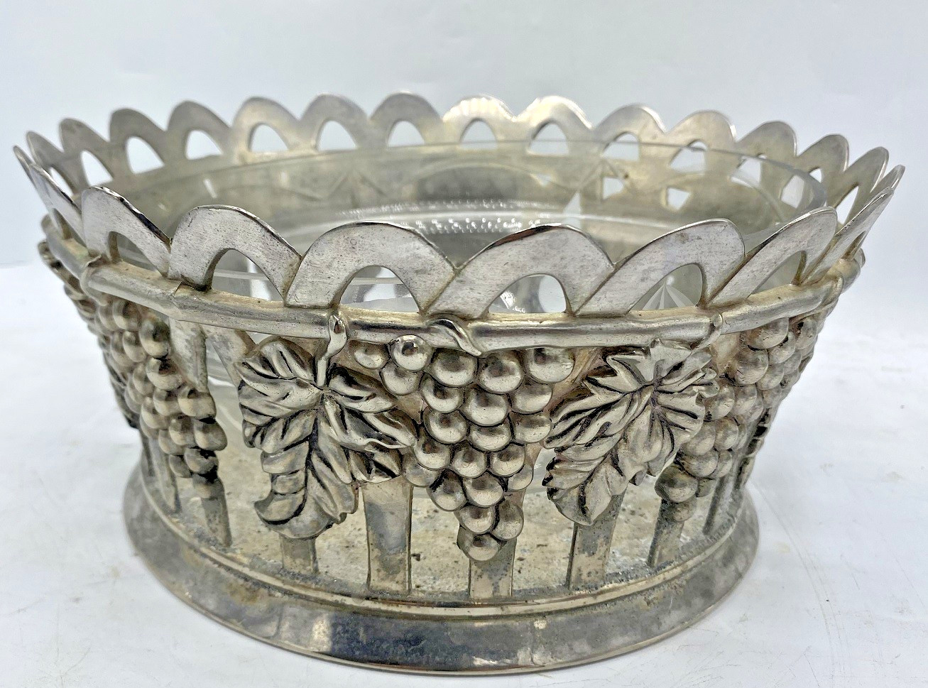 Heavy vintage french silver plated bowl cup Mid-1900’s Silea
