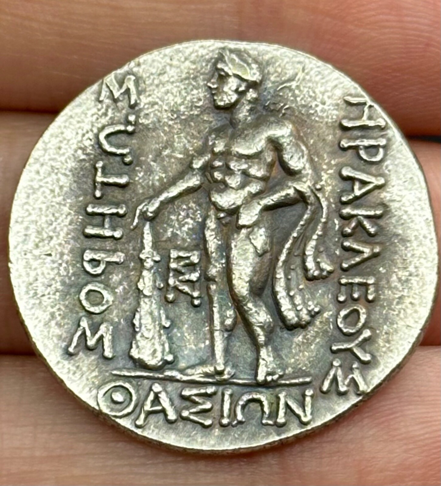 Wonderful Authentic Ancient Greek Silver Tetradrachm Coin Ca. 454-404 BC