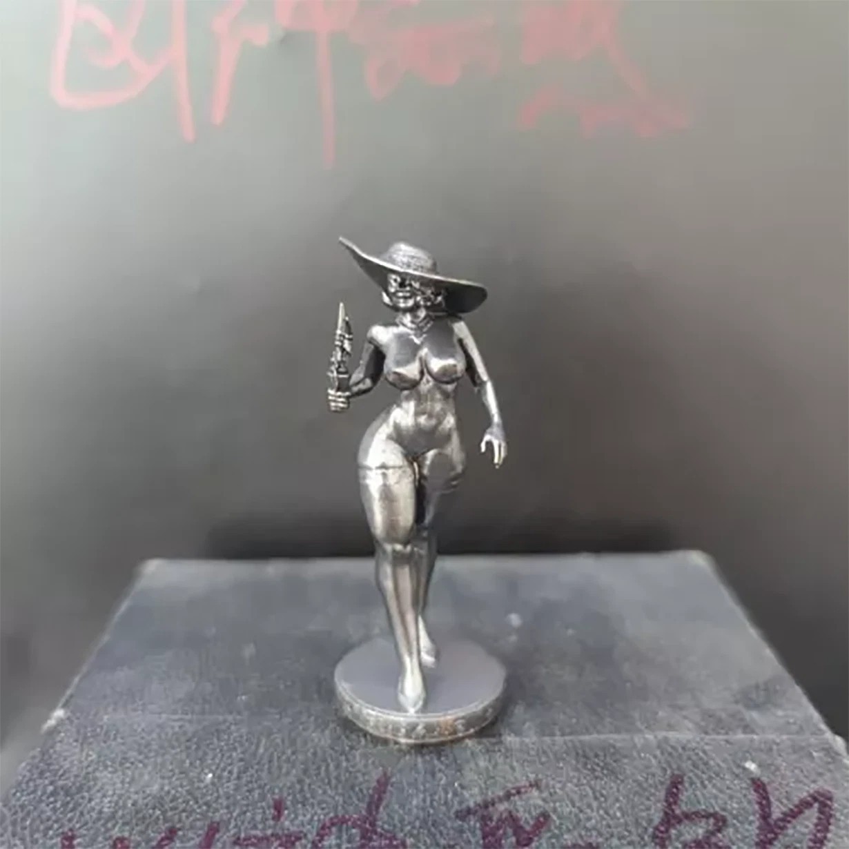 Black Solid Bronze Noble Nude Lady Handicraft Statue Model Realistic Body Art Q