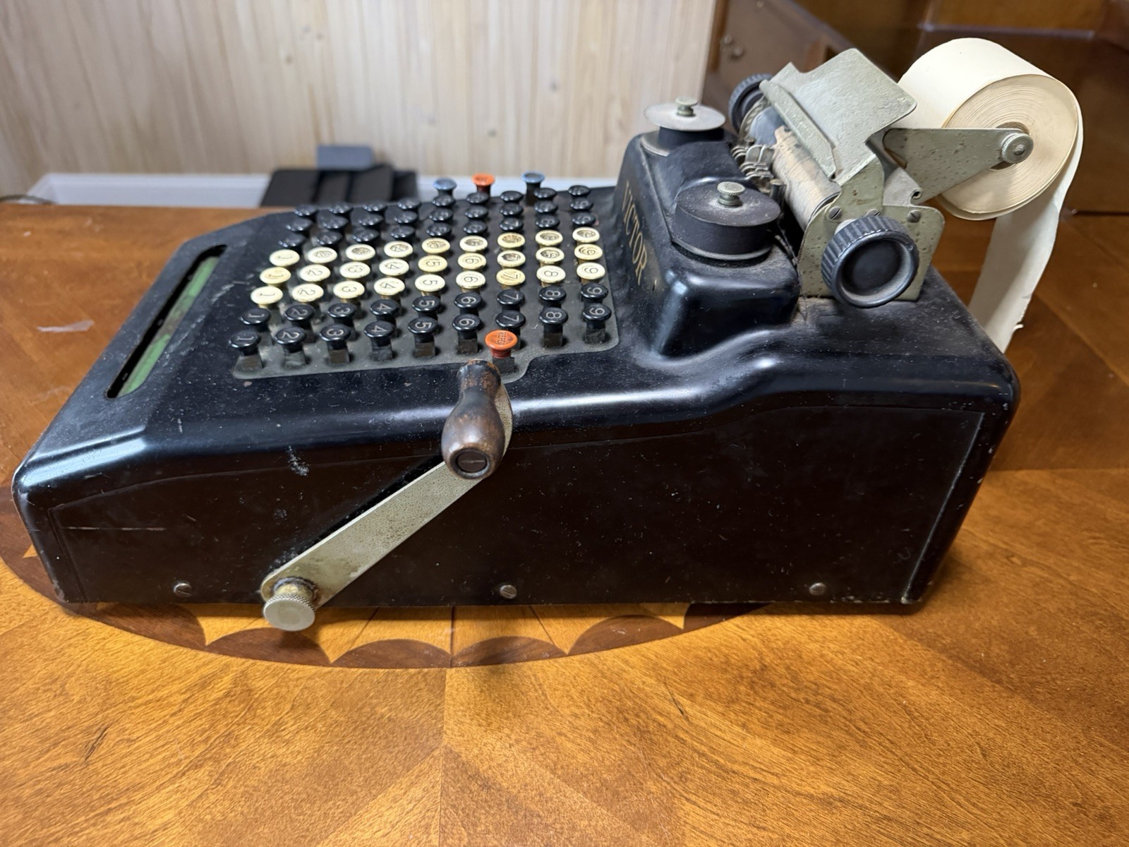 Antique Victor Adding Machine Hand Crank 1920 Pre-WWII #100139 Chicago
