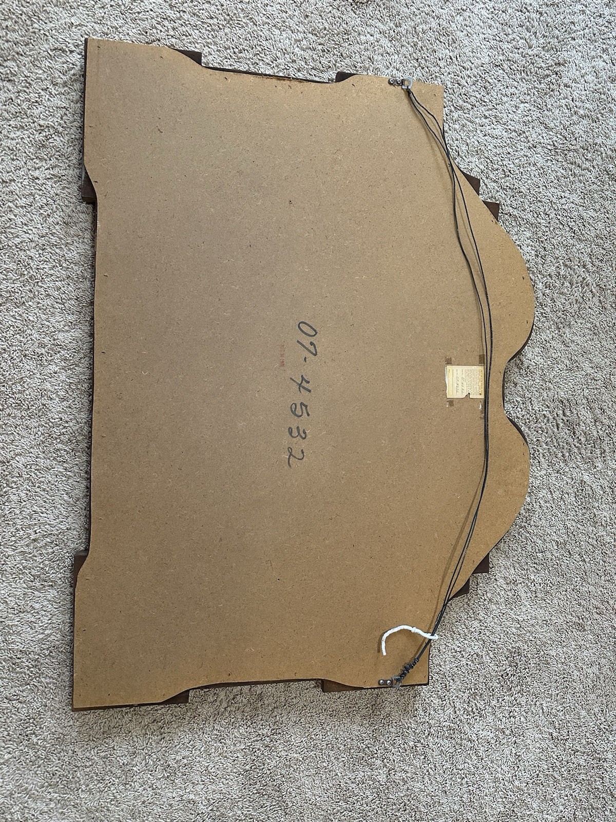 Vintage Ethan Allen Wall Mirror – 1976 Model 07-4532 – Gilt Frame Arched Top