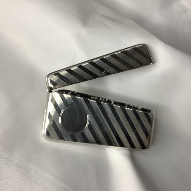 CALLING CARD CASE HM SILVER/GILT ANTIQUE VICTORIAN ‘HENRY CLIFFORD DAVIS’ 1914