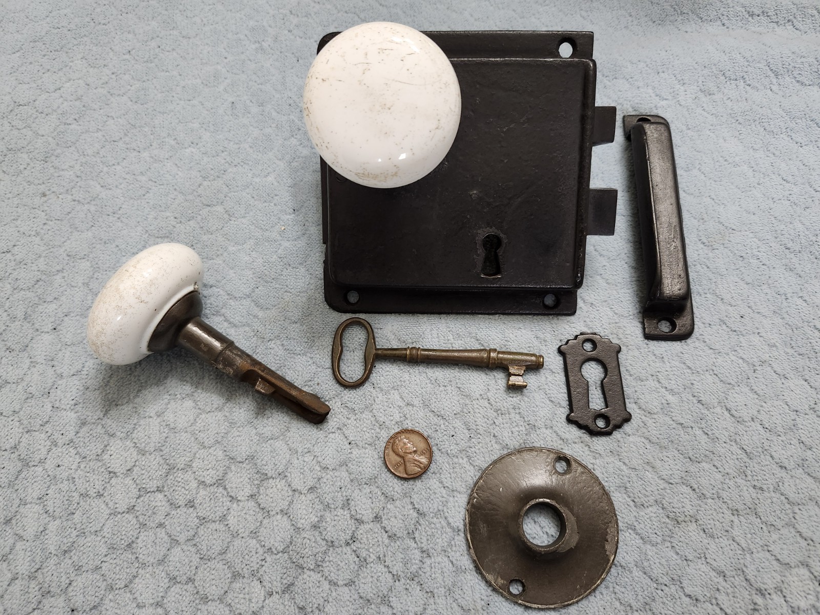 Rare Colonial Rim Lock 1850’s RH