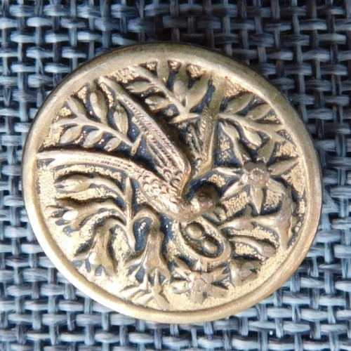 Antique Vtg Button Bird Nest Eggs Aprx: 7/8″ #931-D
