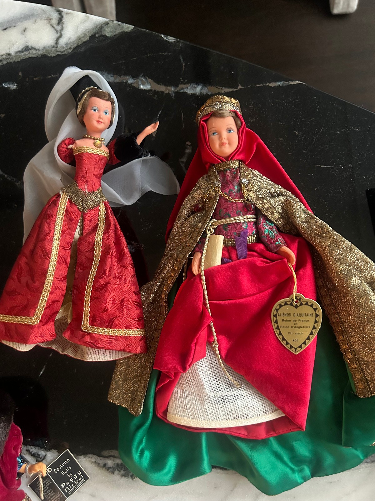 Rare Peggy Nisbet 12 Doll Tudor Set most w/Original Tags, Henry VIII, Six Wives
