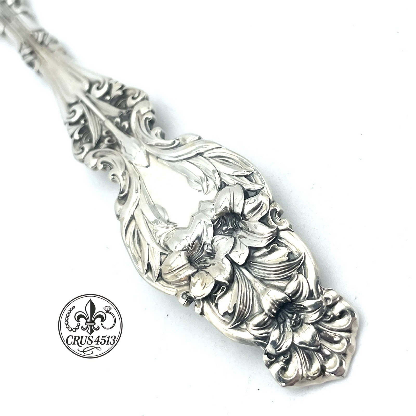 Gorham Manufacturing Co. Lily Patter Sterling Silver Soup Spoon
