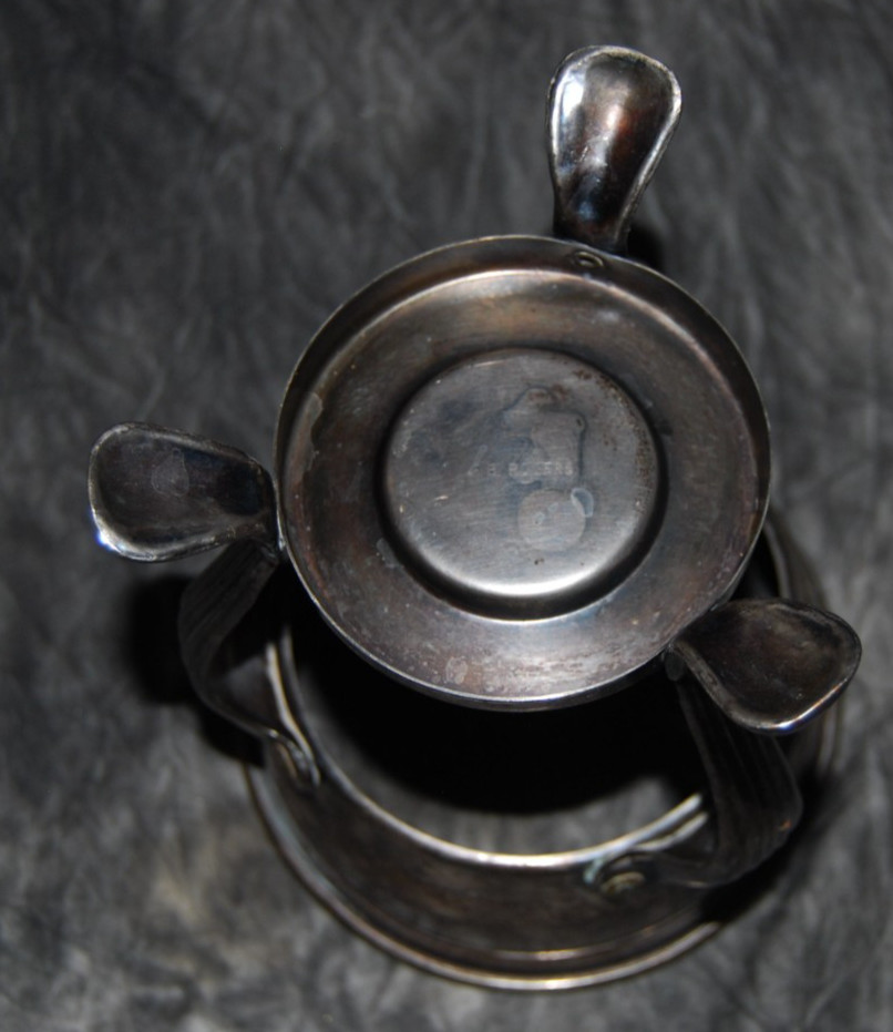 F.B. Rogers Silver Co. 1085 Silverplate Footed Sugar Bowl Vintage 1883 Mark