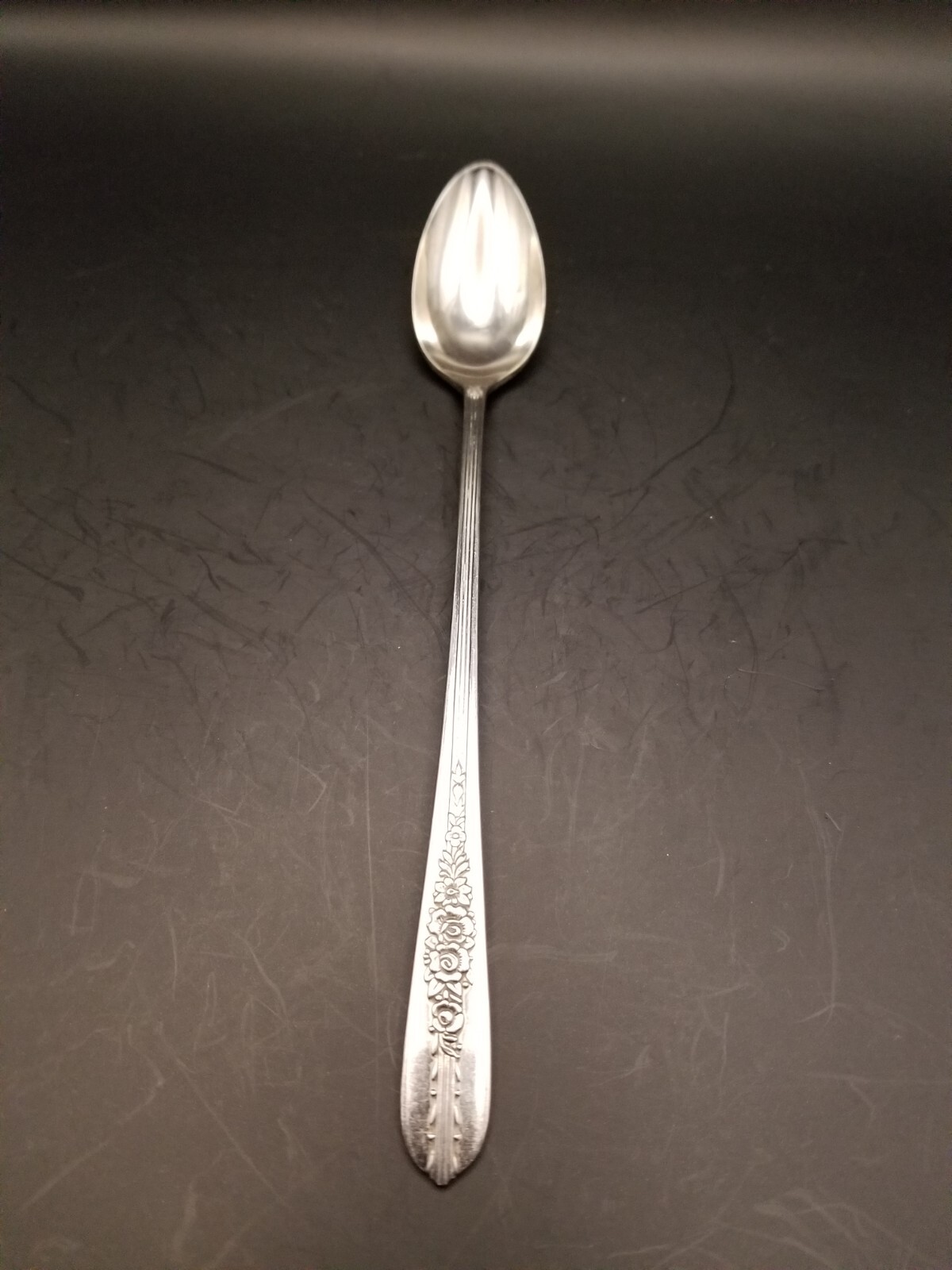 Vtg 1939 Nobility plate Royal Rose Ice Tea spoon