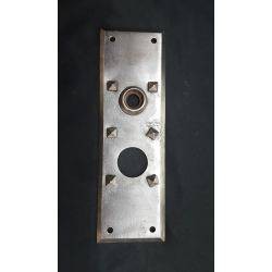 Gothic Style Backplate w/ Raised Points & Dead Bolt Space 8 3/8″x 2 5/8″ GA1097