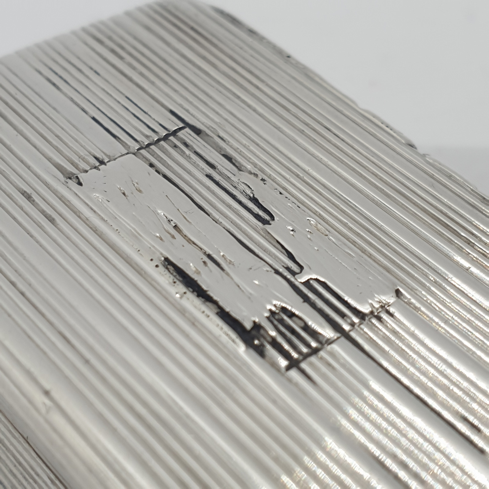 Georgian Sterling Silver Snuff Box Francis Clark Birmingham 1833