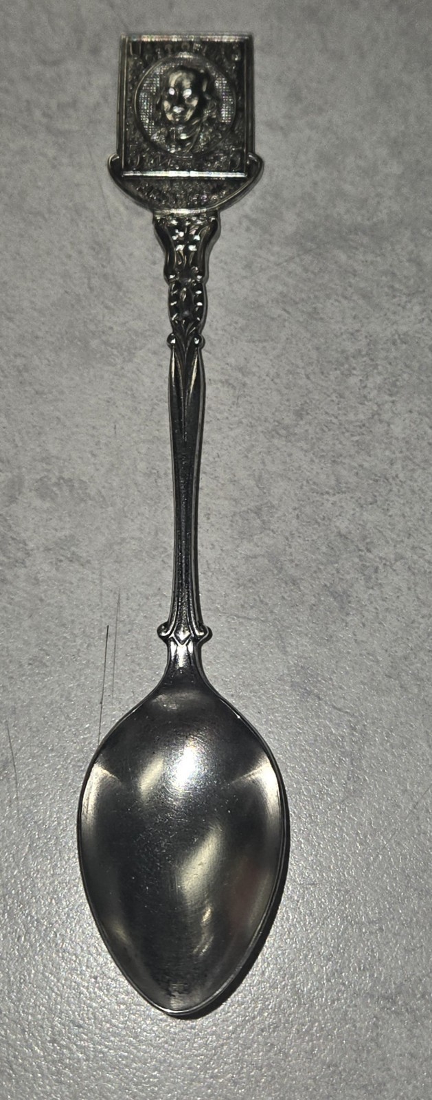 BEN FRANKLIN Silverplate US POST OFFICE 5 Cent FIRST ISSUE SPOON Commemorative