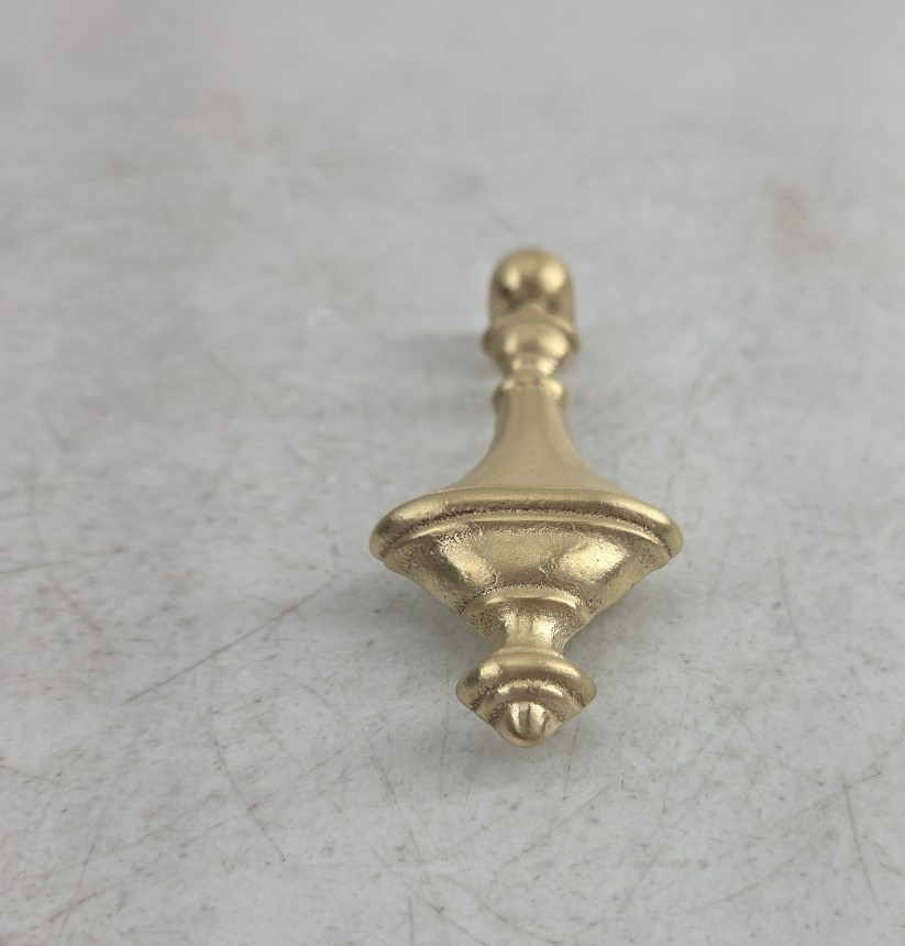 Antique Solid Brass Door Knocker Part Finial Windsor Tip Gold A9852