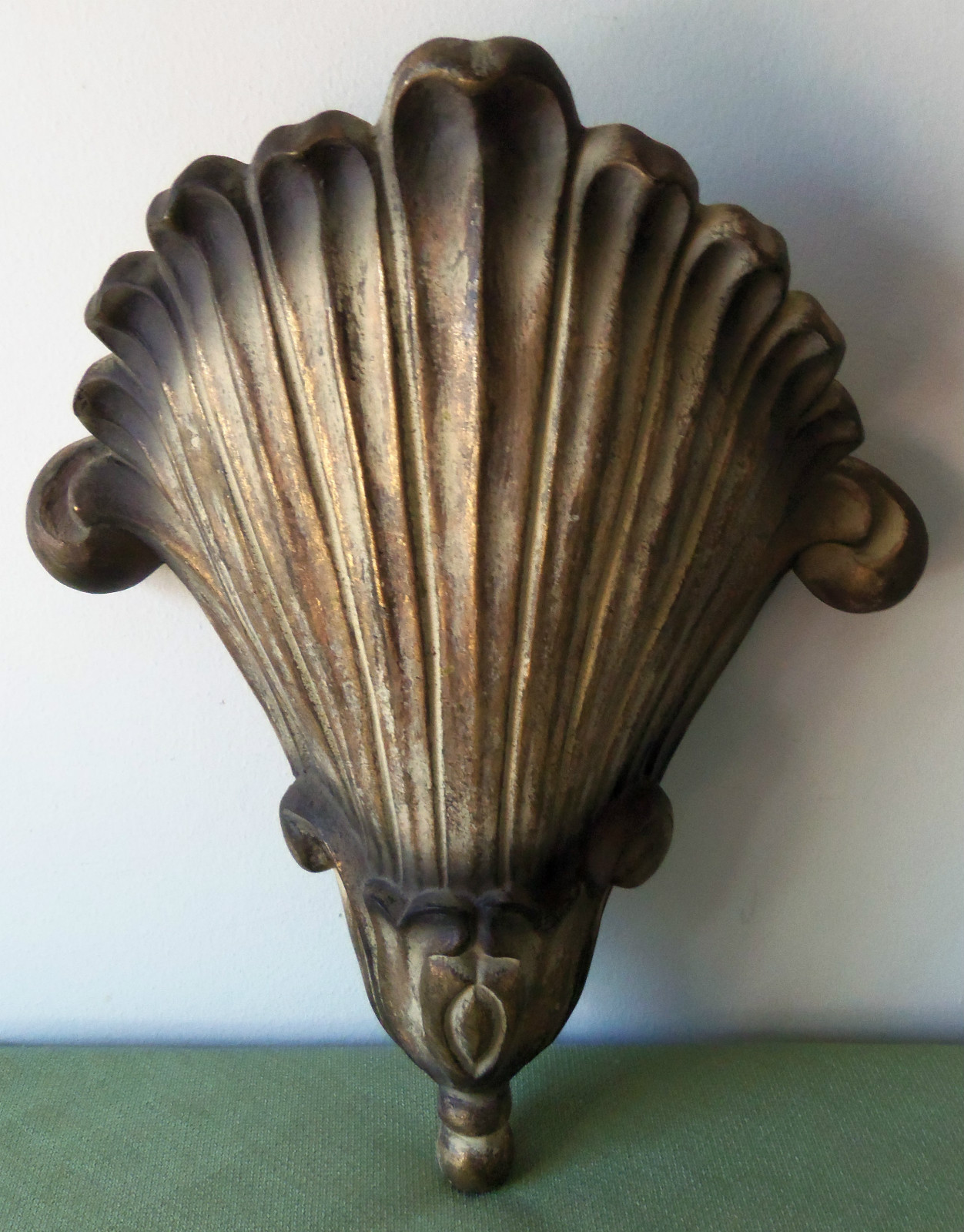 Midwest CBK – Antique-Look Large “WALL SCONCE” Washed Gold #11780