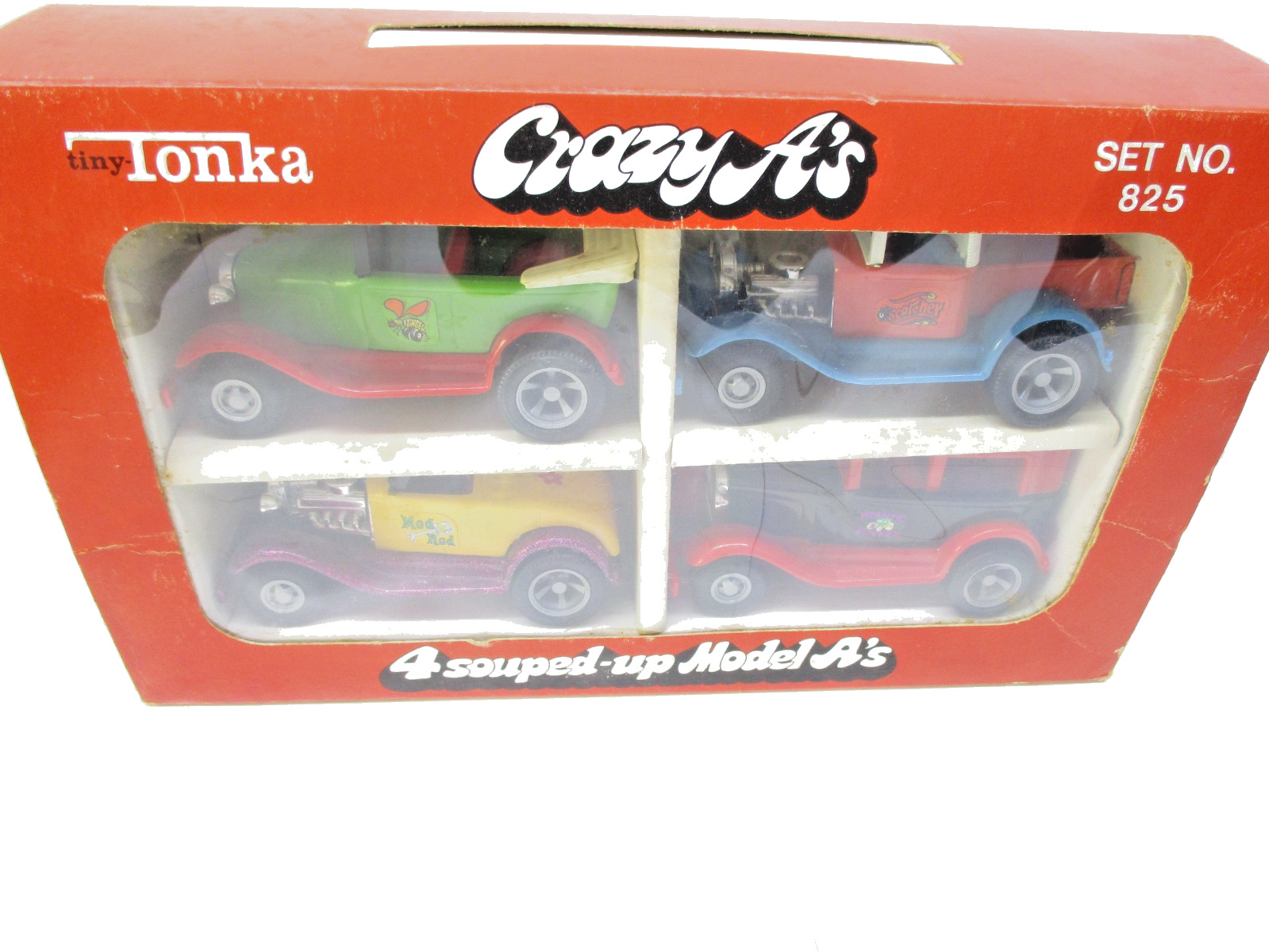 Tonka Crazy A’s Set of Four. W/Packaging. Set 825.