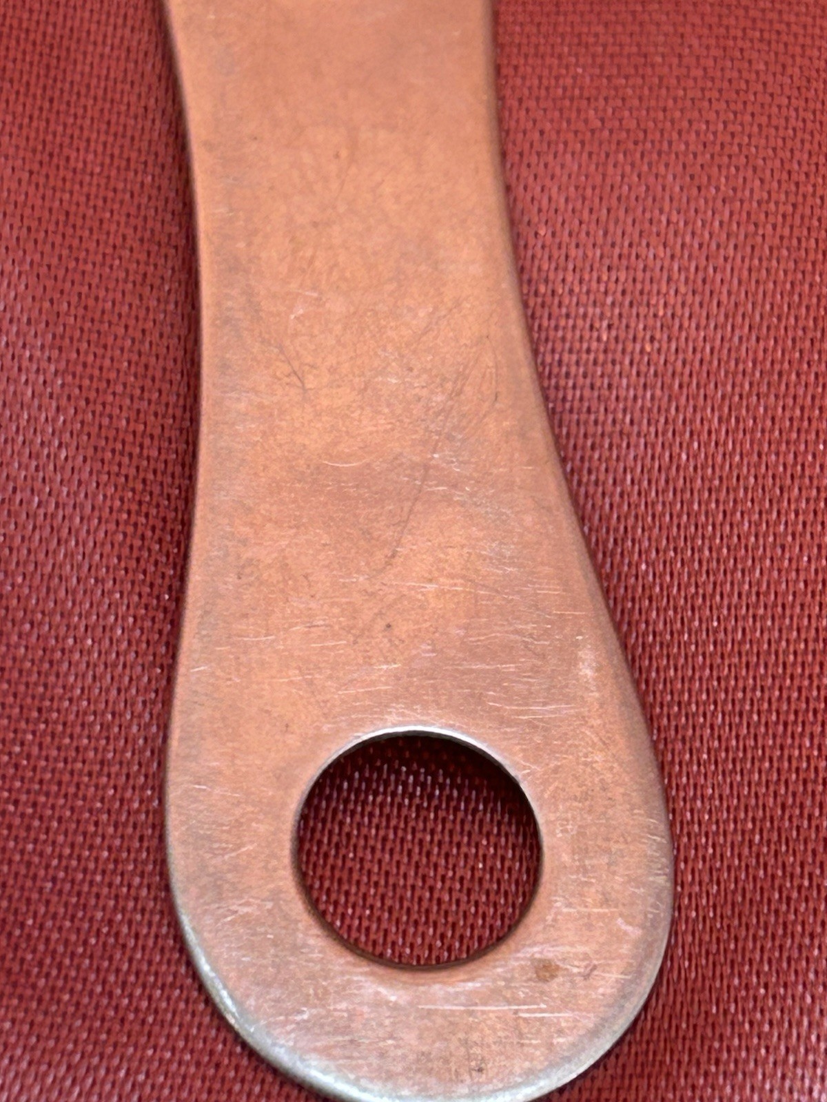 Monnogramed Sterling Silver Bodkin Ribbon Threader Sterling Mark 6 grams